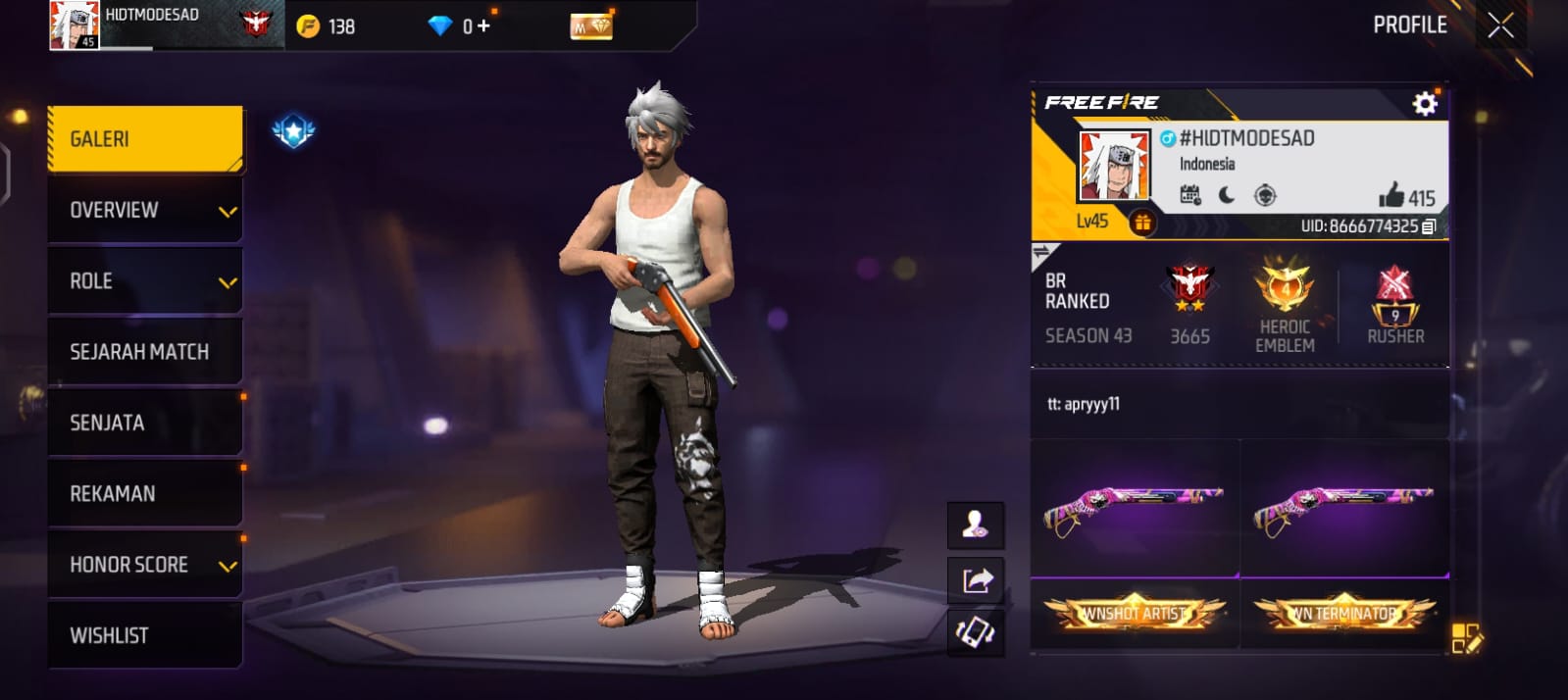 8666774325 (AKUN BERBAHAYA)